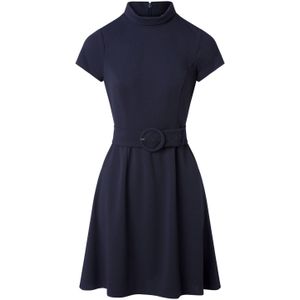 A-lijn jurk - Topvintage Boutique Collection - Blauw/Donkerblauw - Maat XXL