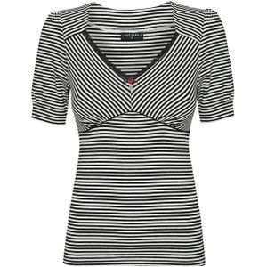 T-shirt - Vive Maria (Zwart/Wit)