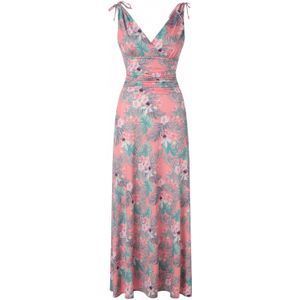 Maxi jurk - Vintage Chic for Topvintage (Roze/Multicolour)