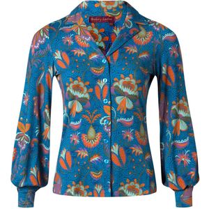 Blouse - Bakery Ladies (Blauw/Multicolour)