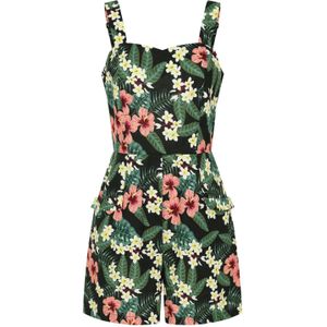 Jumpsuit - Banned Retro - Groen/Multicolour - Maat 2XL