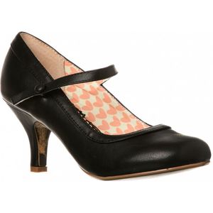 Pump - Bettie Page Shoes (Zwart)