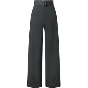 Pantalon dames - Vintage Chic for Topvintage - Grijs - Maat 18