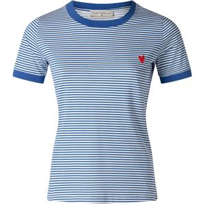 T-shirt - Mademoiselle YéYé (Wit/Blauw)