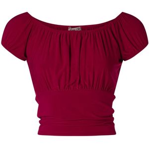 Top - Vintage Chic for Topvintage - Rood - Maat 14