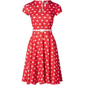 Swing jurk - Vintage Chic for Topvintage (Rood)