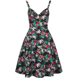 Swing rok - Glamour Bunny - Zwart/Multicolour - Maat M
