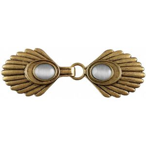 Broche - Urban Hippies - Wit/Goud - Maat One size