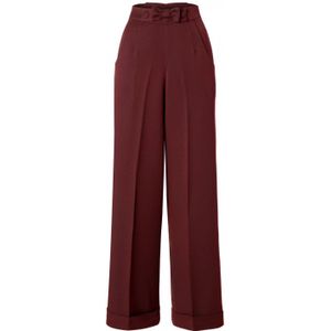 Pantalon dames - Banned Retro - Rood/Bordeauxrood - Maat 2XL