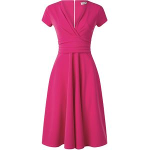 Swing jurk - Vintage Chic for Topvintage - Roze/Fuchsia - Maat 10