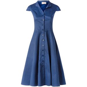 Swing jurk - Topvintage Boutique Collection (Blauw)