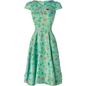 Swing jurk - Vixen (Groen/Multicolour)