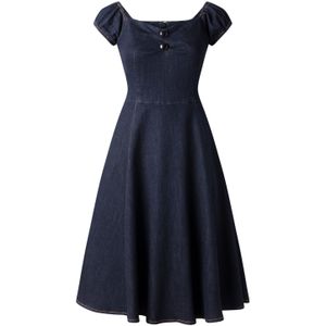 Swing jurk - Collectif Clothing (Blauw)