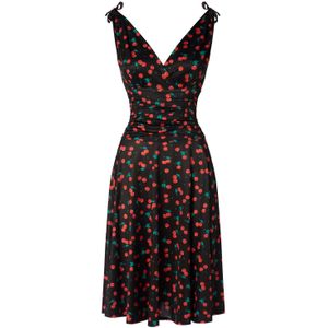 Swing jurk - Vintage Chic for Topvintage - Zwart - Maat 16