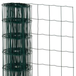 Gaas rechthoekig geplastificeerd 100x75 mm-1 x 10 meter