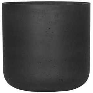 Pottery Pots Rough Charlie ronde plantenbak zwart-M (ø 18 x 17,5 H)