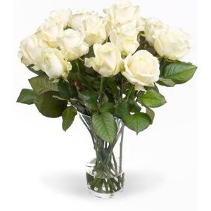 Boeket Witte Rozen-Klein (10 stuks)