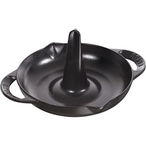 Kippenbrader 24 cm, Zwart - Specialities - Staub