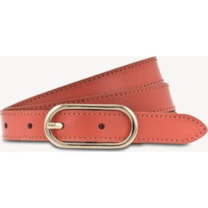 Leren riem oranje - 115