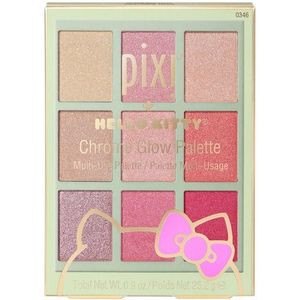 Pixi - Pixi + Hello Kitty Chrome Glow Palette - Vielseitig Verwendbare Gesichtspalette - bronzer Chrome Glow - Charming Glow