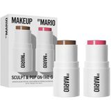 Makeup By Mario - Sculpt & Pop On The Go - Duo Mini-konturenstick Und Rouge - set Dark & Raspberry