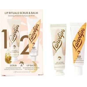 Lanolips - Lip Rituals Scrub & Balm Coconutter - Lippenpflege - sets Lip Rituals Scrub & Balm Coconutter
