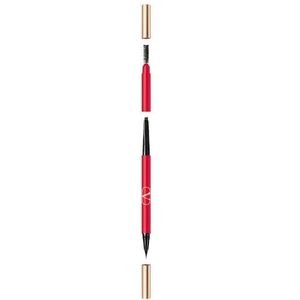 Valentino Make Up - Brow Trio - Augenbrauenstift Mit Dreifacher Spitze - Liner, Stift Und Bürste - taupe 01