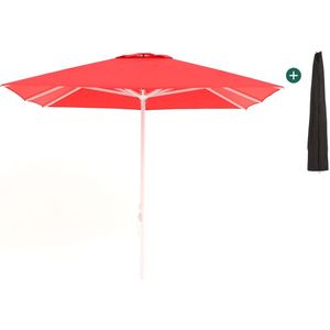 Shadowline Cuba parasol 300x300cm , Rood ,  Aluminium  , 300x300cm