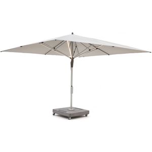 Glatz Fortello LED parasol 400x400cm , Wit - Ecru ,  Aluminium  , 400x400cm