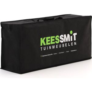 Kees Smit Kussentas voor tuinkussens 125x35x52cm - NL , Zwart ,  Non Woven  , 125x35cm