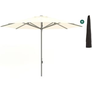 Shadowline Cuba parasol ø 350cm , Wit - Ecru ,  Aluminium  , 350cm