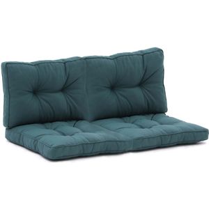 Madison Florance loungekussenset zit ca. 60x60cm rug ca. 60x40cm 4-delig , Groen ,  Dralon  , 120x60cm