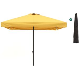 Shadowline Bonaire parasol 300x300cm , Geel ,  Aluminium  , 300x300cm