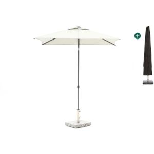 Shadowline Push-up parasol 210x150cm , Wit - Ecru ,  Aluminium  , 210x150cm
