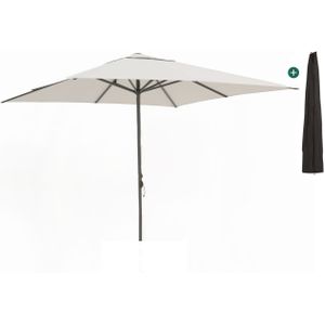 Shadowline Cuba parasol 350x350cm , Grijs - Antraciet ,  Aluminium  , 350x350cm