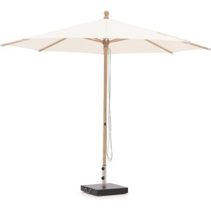 Glatz Piazzino parasol ø 300cm , Wit - Ecru ,  Hout  , 300cm