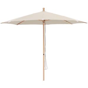 Glatz Piazzino parasol ø 300cm , Taupe - Naturel - Bruin ,  Hout  , 300cm