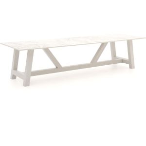 Bellagio Bresimo dining tuintafel 317x100cm , Grijs - Antraciet,Wit - Ecru ,  Dekton  , 317x100cm