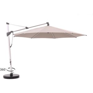 Glatz Sombrano S+ zweefparasol ø 400cm , Taupe - Naturel - Bruin ,  Aluminium  , 400cm