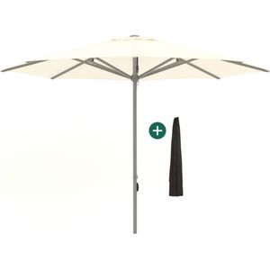 Shadowline Cuba parasol ø 400cm , Wit - Ecru ,  Aluminium  , 400cm