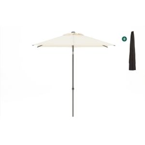 Shadowline Push-up parasol 210x150cm , Wit - Ecru ,  Aluminium  , 210x150cm