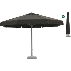 Shadowline Java parasol ø 500cm , Grijs - Antraciet,Zwart ,  Aluminium  , 500cm