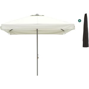 Shadowline Bonaire parasol 300x300cm , Grijs - Antraciet ,  Aluminium  , 300x300cm