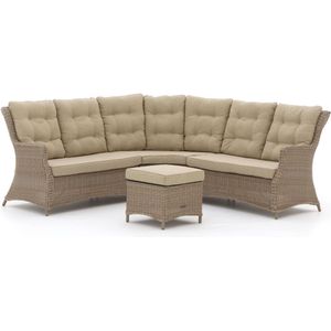 Intenso Milano hoek loungeset 4-delig , Taupe - Naturel - Bruin ,  Wicker  , 250x250cm