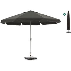 Shadowline Aruba parasol ø 350cm , Grijs - Antraciet,Zwart ,  Aluminium  , 350cm