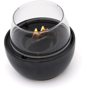 Tenderflame - Tulip 14 - Tafelhaard - Zwart - Ceramic - Ø14,1 cm