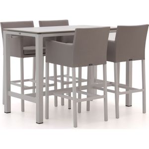 Manifesto Sulzano/Trecenta 150cm barset 5-delig , Grijs - Antraciet,Wit - Ecru ,  Outdoor Textiel  ,
