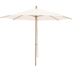 Glatz Piazzino parasol ø 300cm , Wit - Ecru ,  Hout  , 300cm