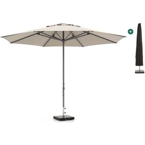 Shadowline Cuba parasol ø 400cm , Taupe - Naturel - Bruin ,  Aluminium  , 400cm