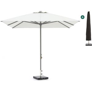 Shadowline Cuba parasol 300x300cm , Wit - Ecru ,  Aluminium  , 300x300cm